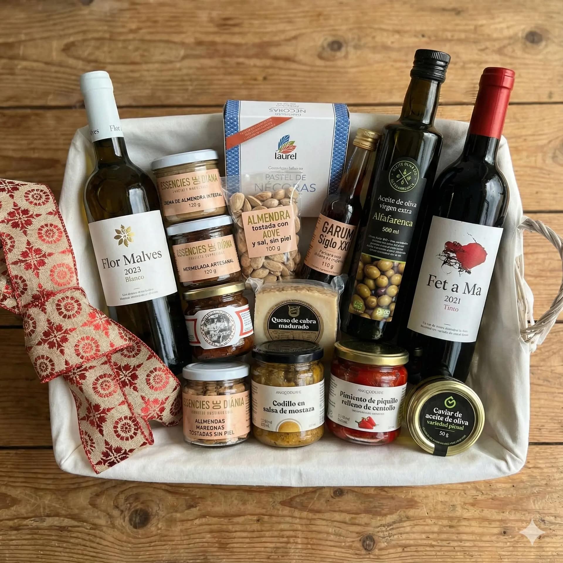 Lote gourmet para regalo
