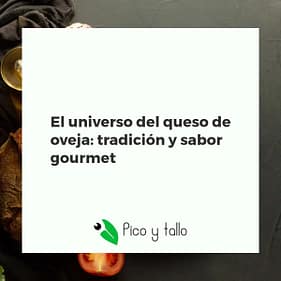 Variedad de quesos de oveja artesanales en tabla de madera con uvas y frutos secos, evocando tradición y calidad gourmet.