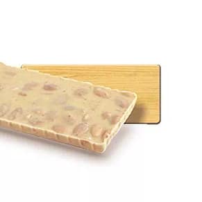 Turrón de Chocolate Blanco y Almendras